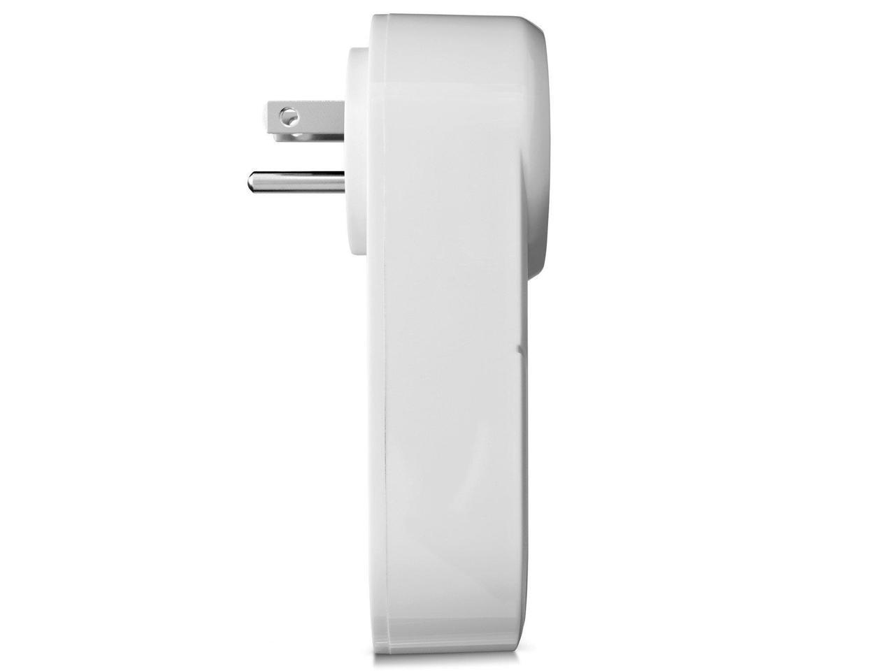 V7 1 Outlet, Rotating Travel Surge 400J w/USB-C - 1 x NEMA 5-15R, 2 x USB - 1875 VA - 400 J - 120 V AC, 230 V AC Input