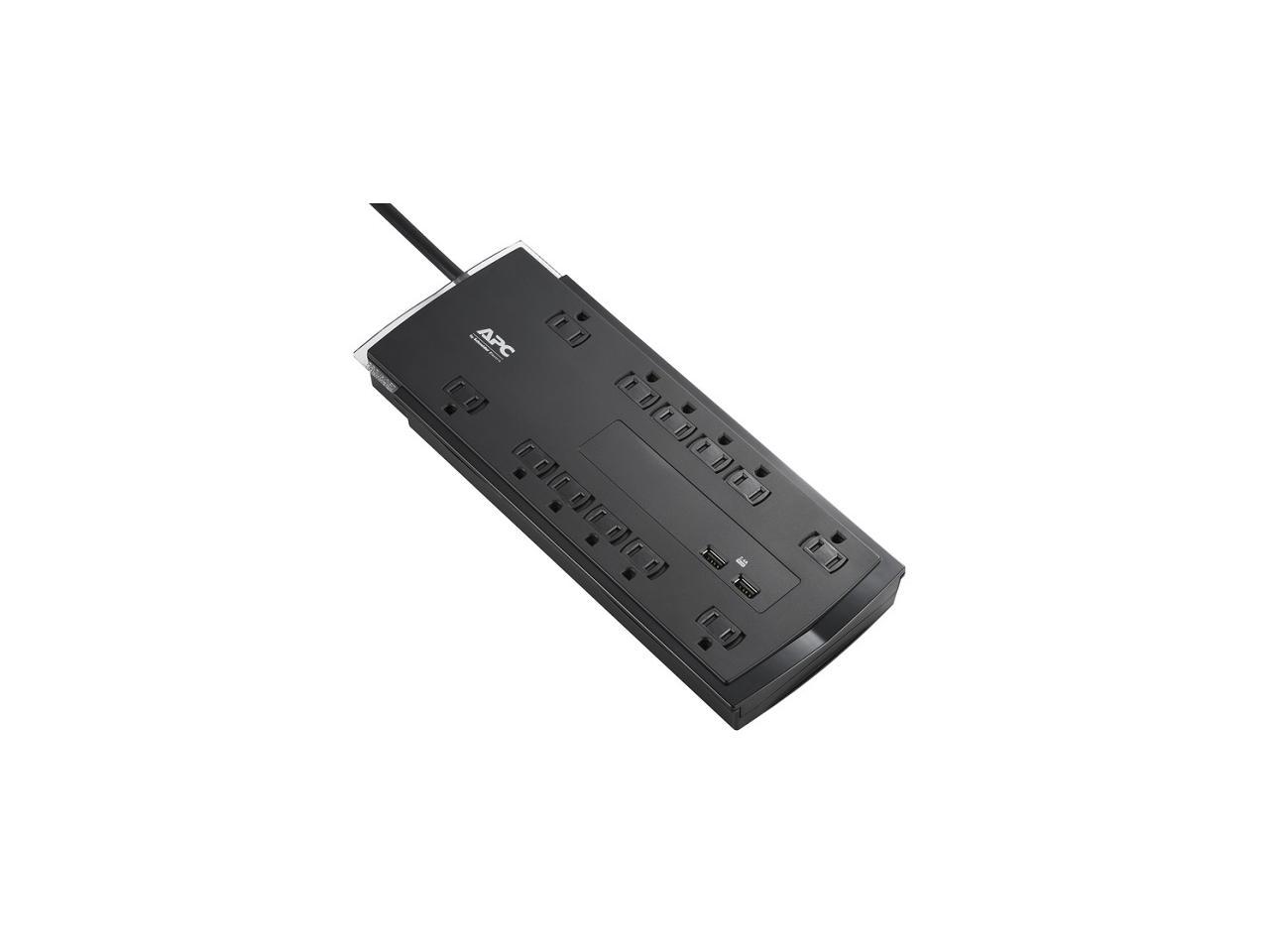 APC UP P12U2 Performance SurgeArrest 120V 12 Outlet w 2x2.4A USB Charger RTL