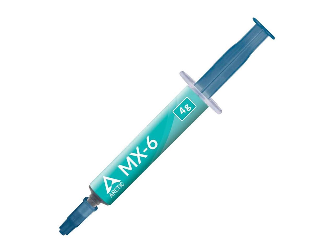 Arctic ACTCP00080A MX-6 (4 g) Thermal Compound Paste for CPU, Consoles, Graphics Cards, laptops, Very high Thermal Conductivity, Long Durability