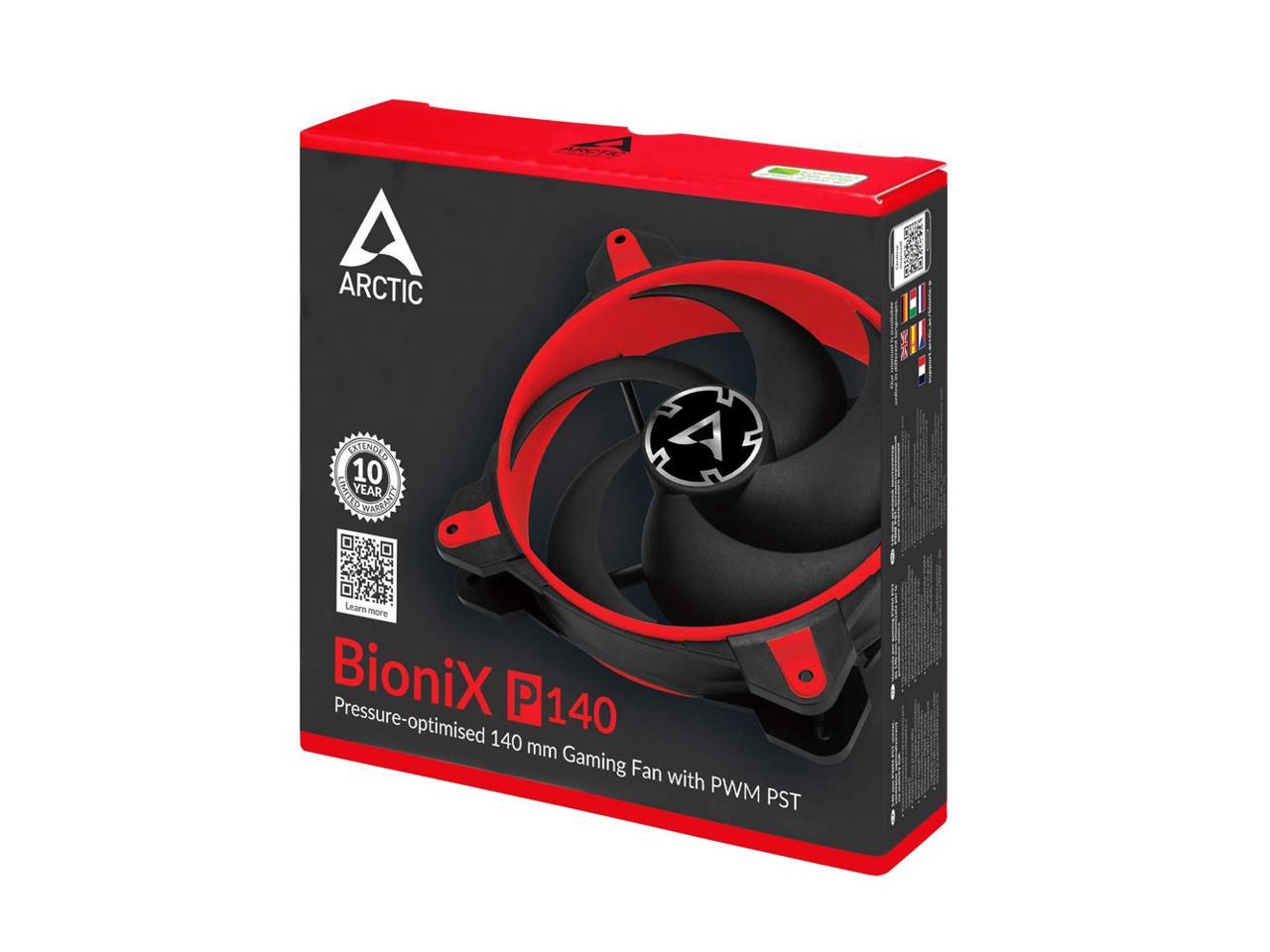 Arctic ACFAN00127A P140 Pressure Optimised 140mm Gaming Fan with PWM Red