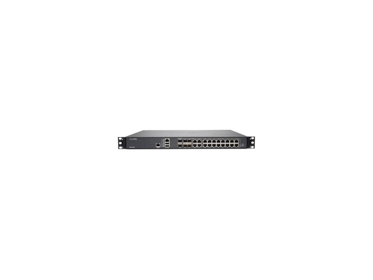 SonicWALL - 01-SSC-3216 - SonicWall NSA 4650 High Availability Network Security/Firewall Appliance - 20 Port -