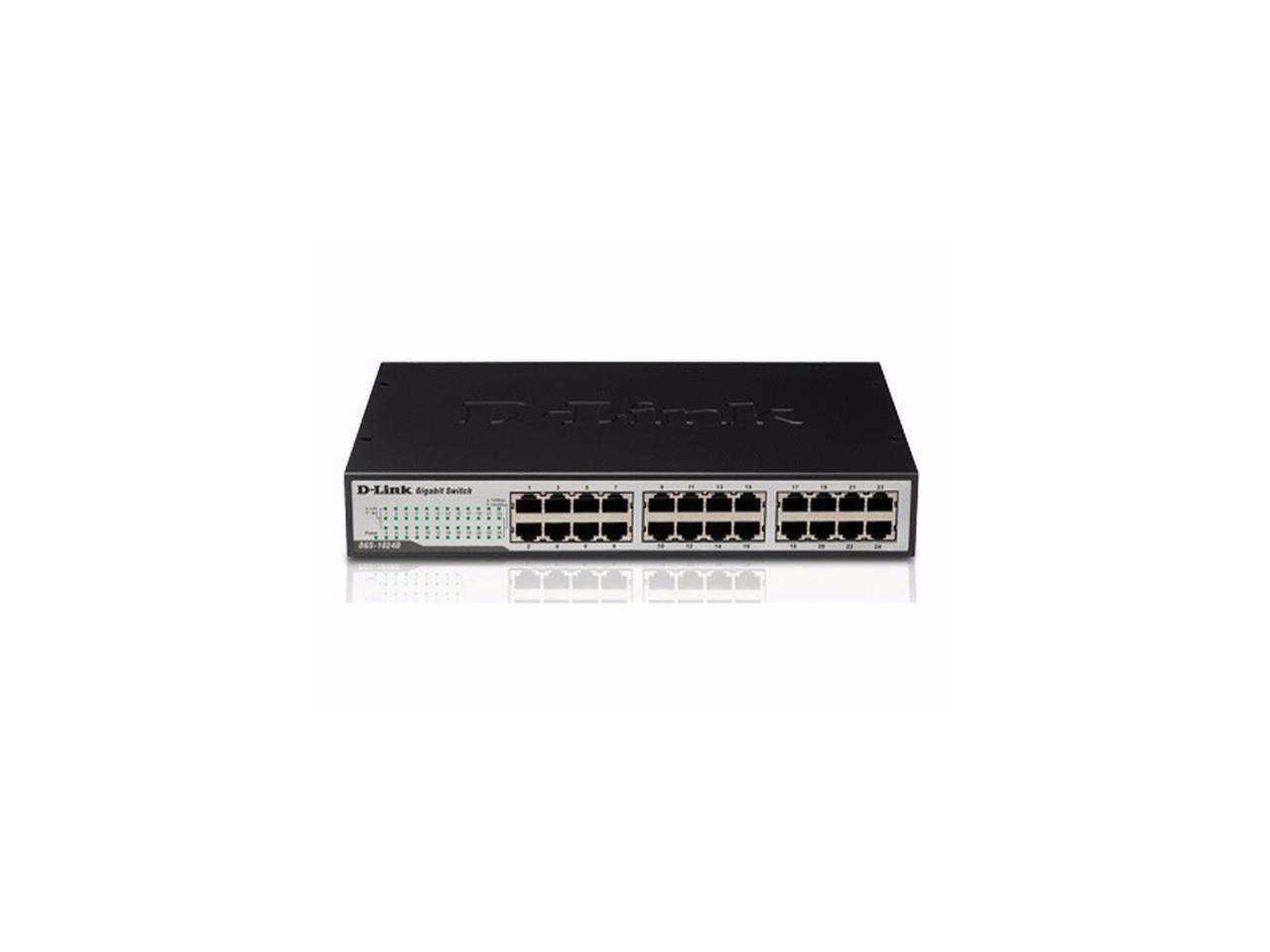 24-Port 10/100/1000 Gigabit Switch - DGS-1024D