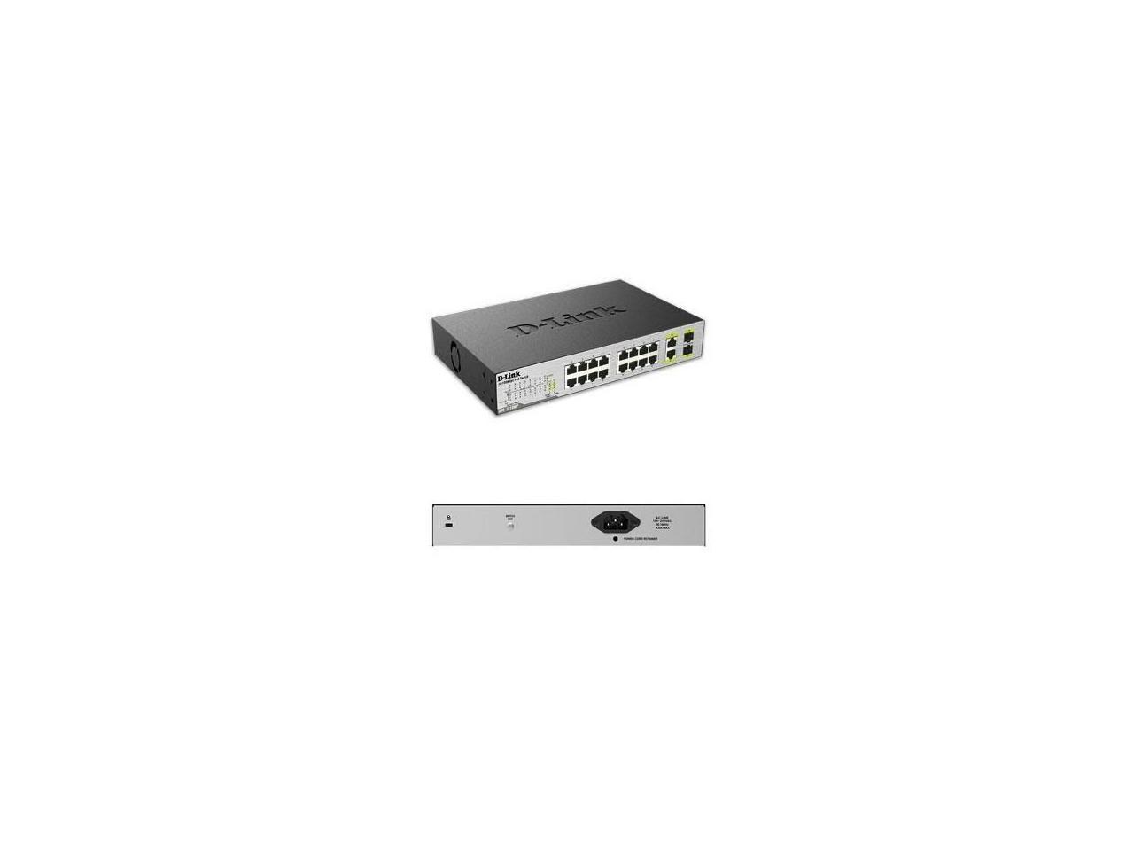 16 PORT 10/100 UNMANAGED DESKTOP/RACKMNT - DES-1018MP