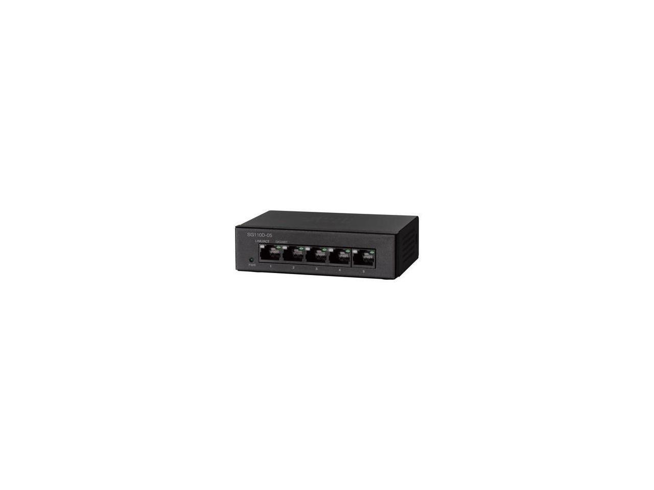 CISCO SMALL BUSINESS SG110D-05 - SWITCH - 5 PORTS - UNMANAGED