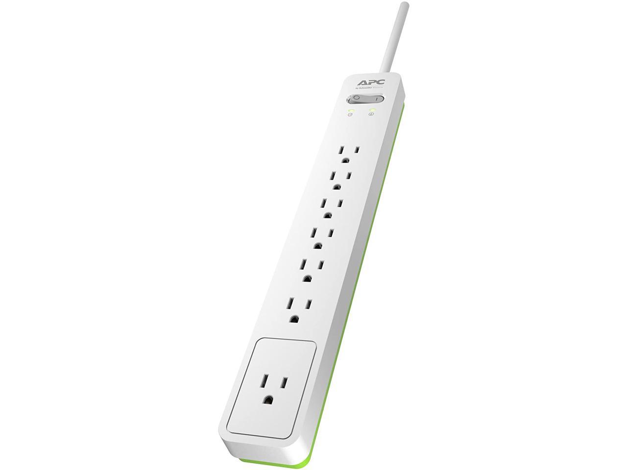 APC SurgeArrest Essential, 1440 Joules, 6 Feet Cable (White)