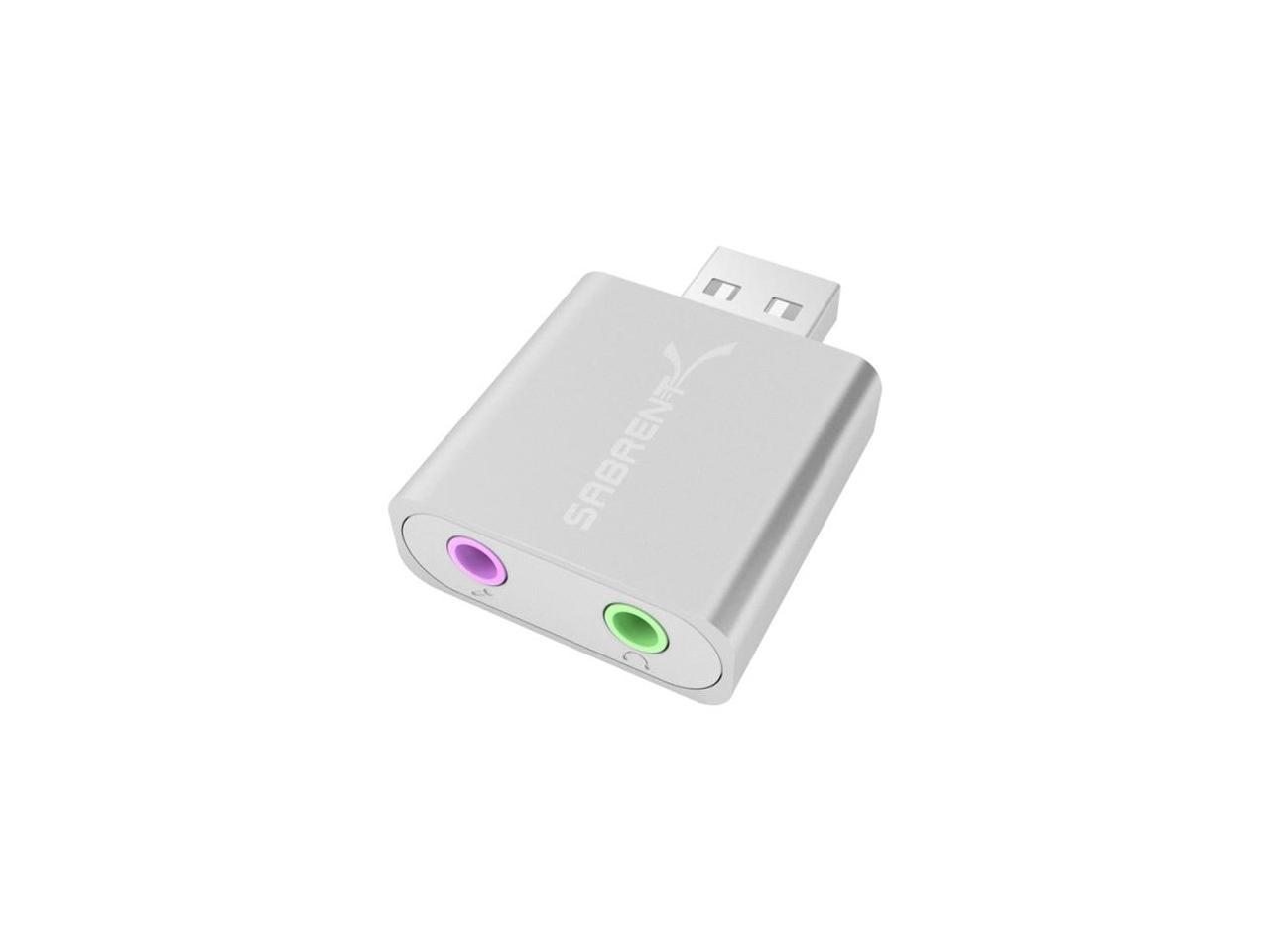 SABRENT AU-EMAC USB EXTERNAL STEREO SOUND ADAPTER