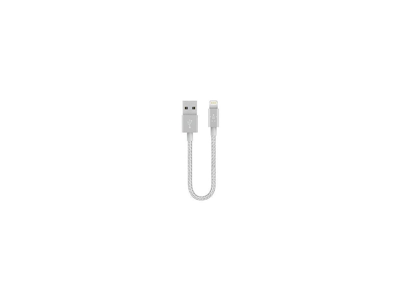 Belkin - MIXIT UP 6in Metallic Lightning Cable (Silver)