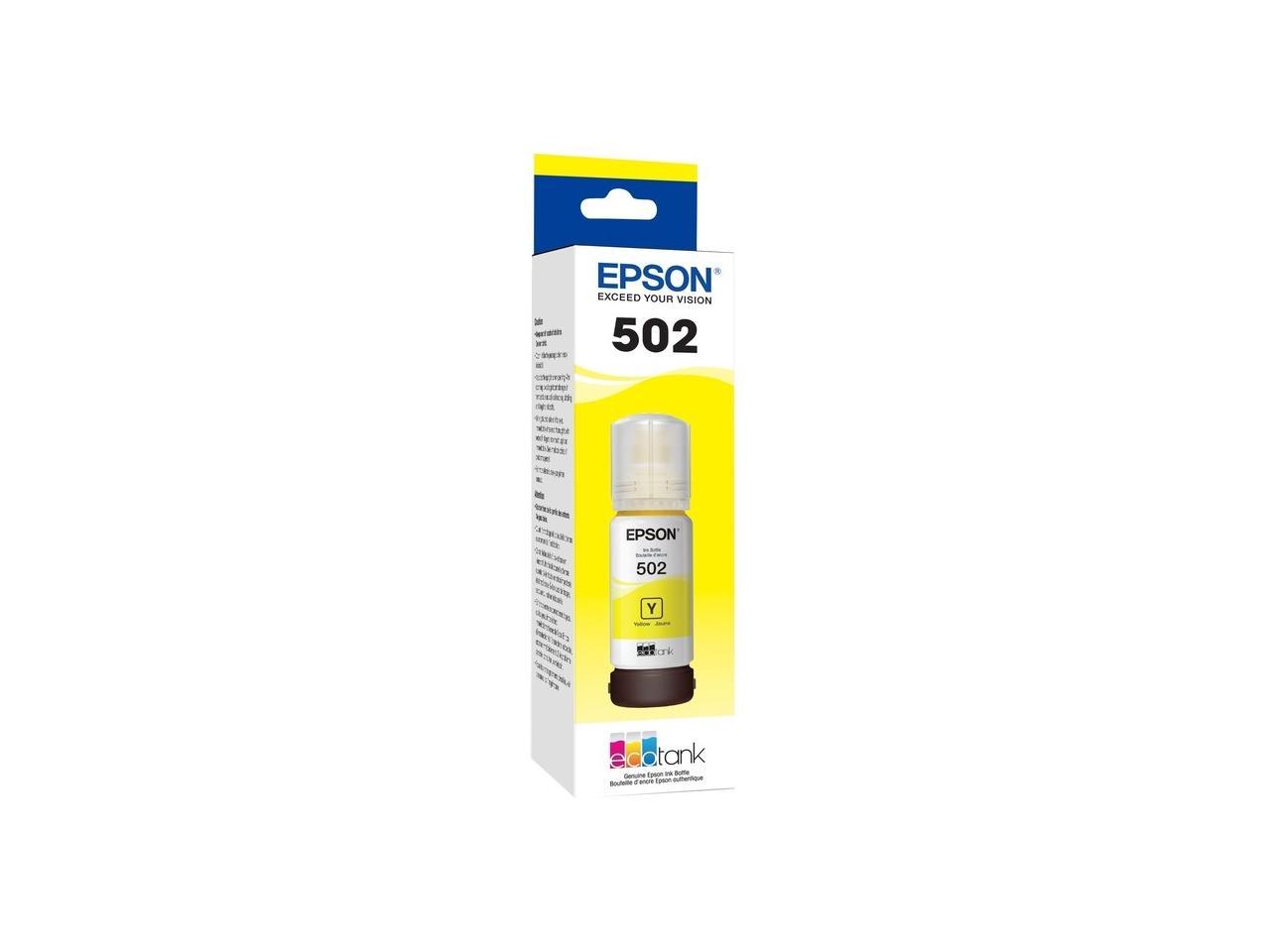 Epson T502 Yellow Ink Bottle