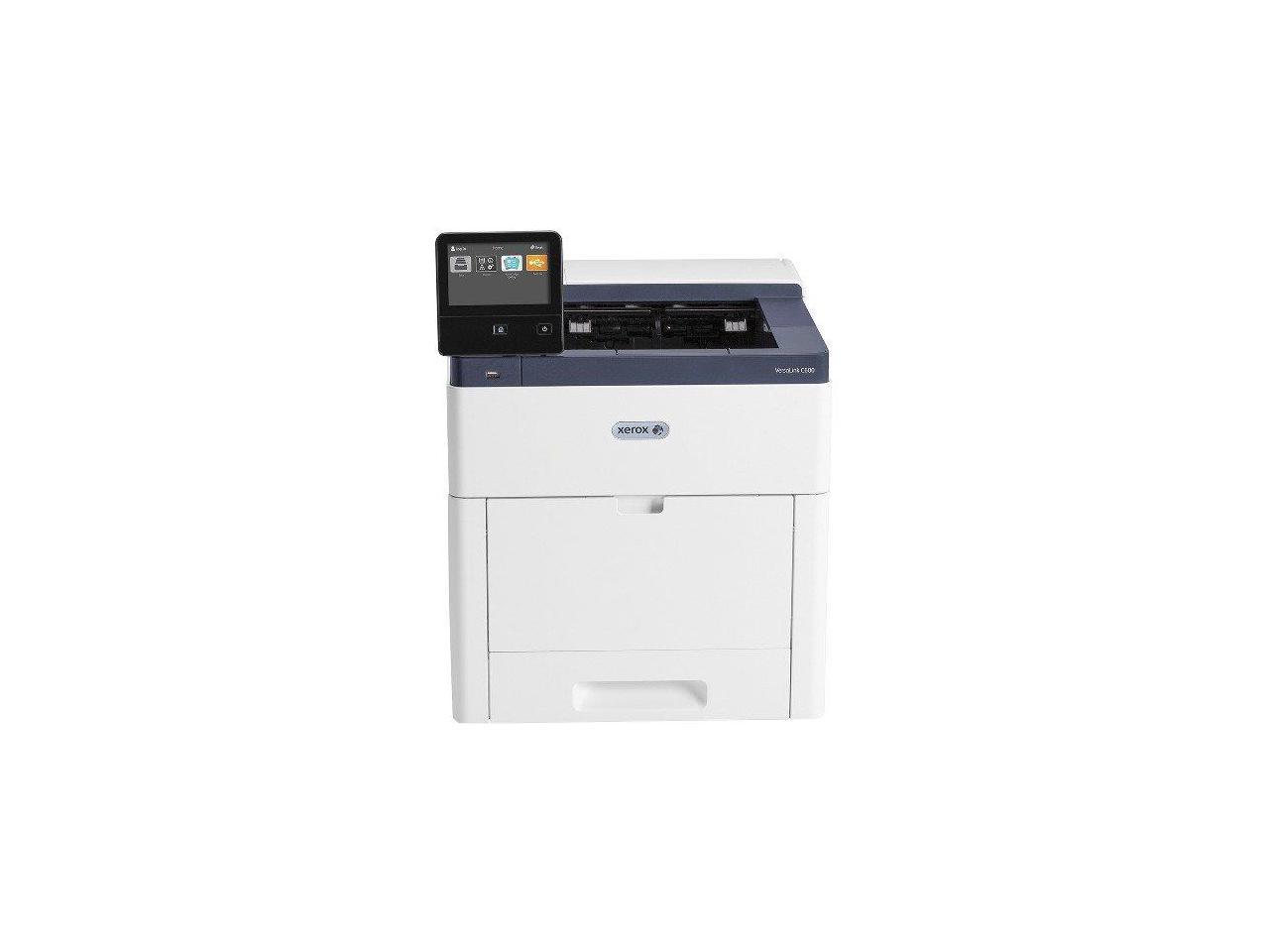 Xerox VersaLink C600/YDN Color Printer, Letter/Legal, 55ppm, 2-Sided Print, USB/Ethernet, 550-Sheet Tray, 150-Sheet Multi-Purpose Tray, 110V, Solutions & Cloud Enabled, Metered, TAA Compliant