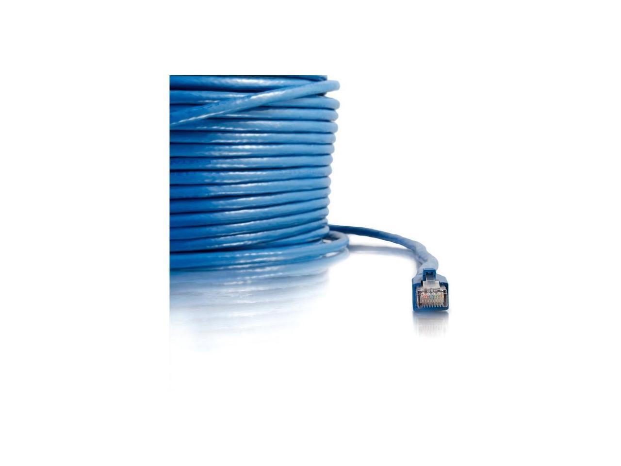 150FT CAT6 SNAGLESS SOLID SHIELDED ETHERNET NETWORK PATCH CABLE - BLUE