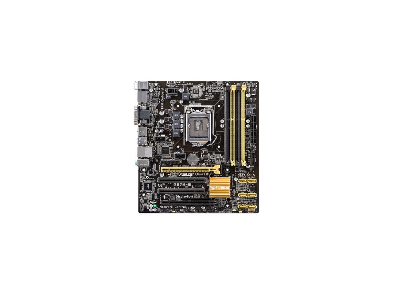 Asus Q87M-E Desktop Motherboard - Intel Q87 Express Chipset - Socket