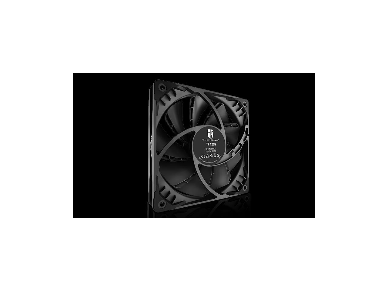 Deepcool TF120 S 120mm Beast-Unleashing Radiator Case Fan(DP-GS-H12FDB-TF120S-BK)