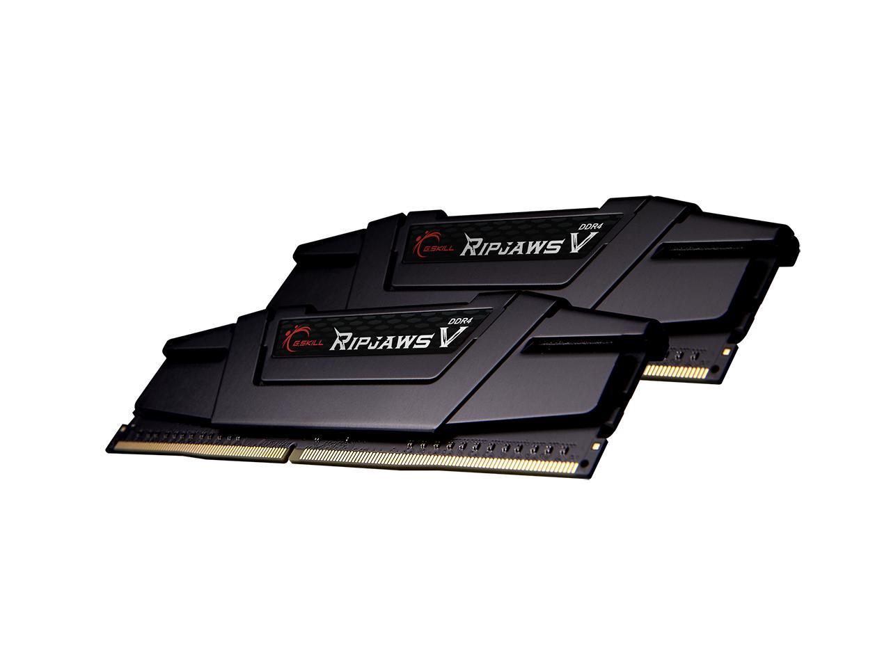16GB G.Skill DDR4 PC4-32000 4000MHz Ripjaws V Black CL18 Dual Channel kit (2x8GB) 1.35V