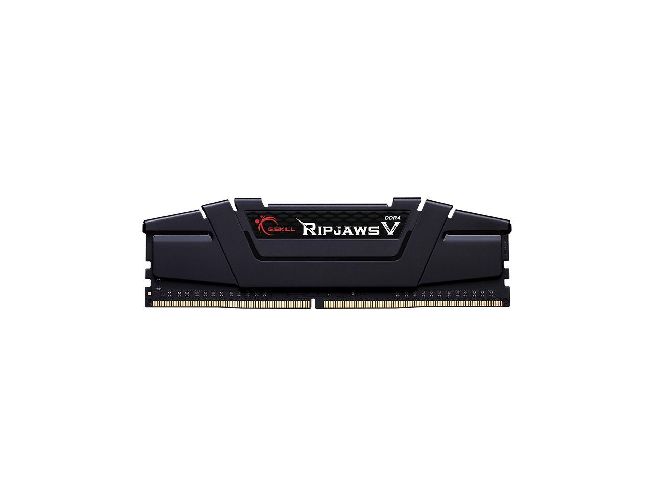 16GB G.Skill DDR4 PC4-32000 4000MHz Ripjaws V Black CL18 Dual Channel kit (2x8GB) 1.35V