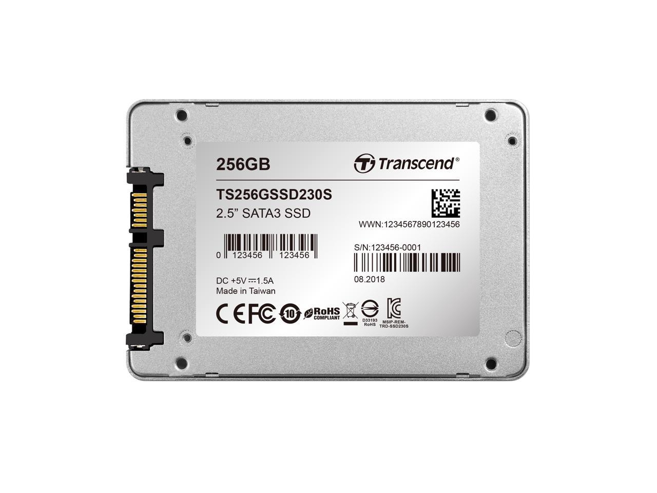 Transcend SSD230 256 GB 2.5" Internal Solid State Drive