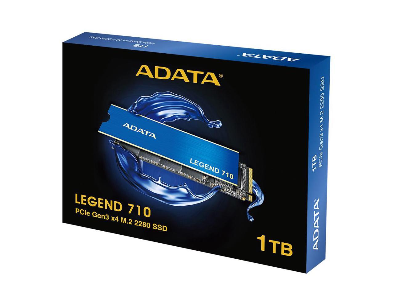 1TB AData Legend 710 PCIe Gen3 x4 M.2 2280 SSD Solid State Disk