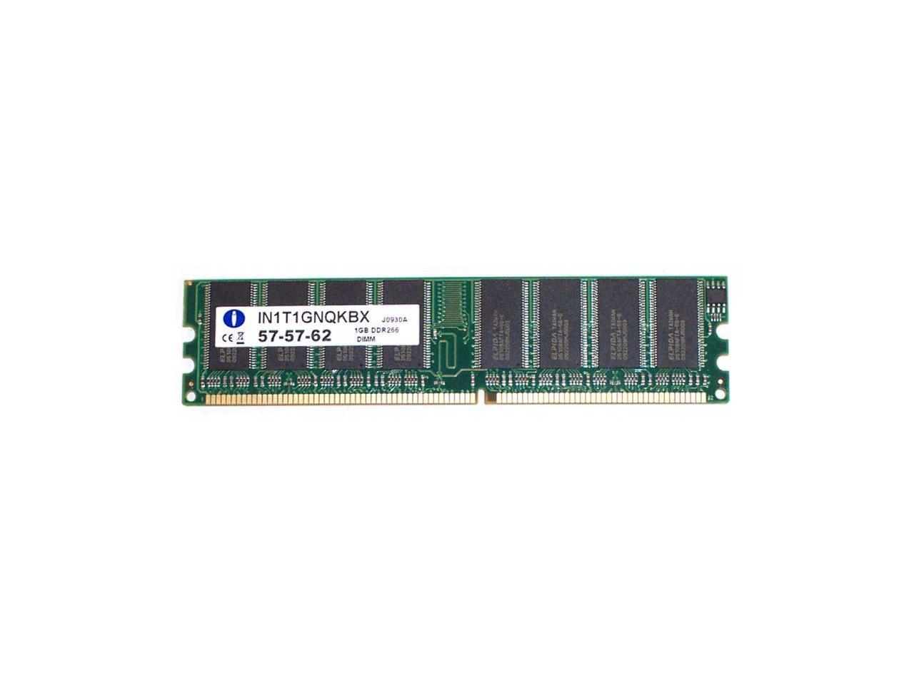 1GB Integral PC2100 DDR RAM CL2.5 desktop memory module 184 pins