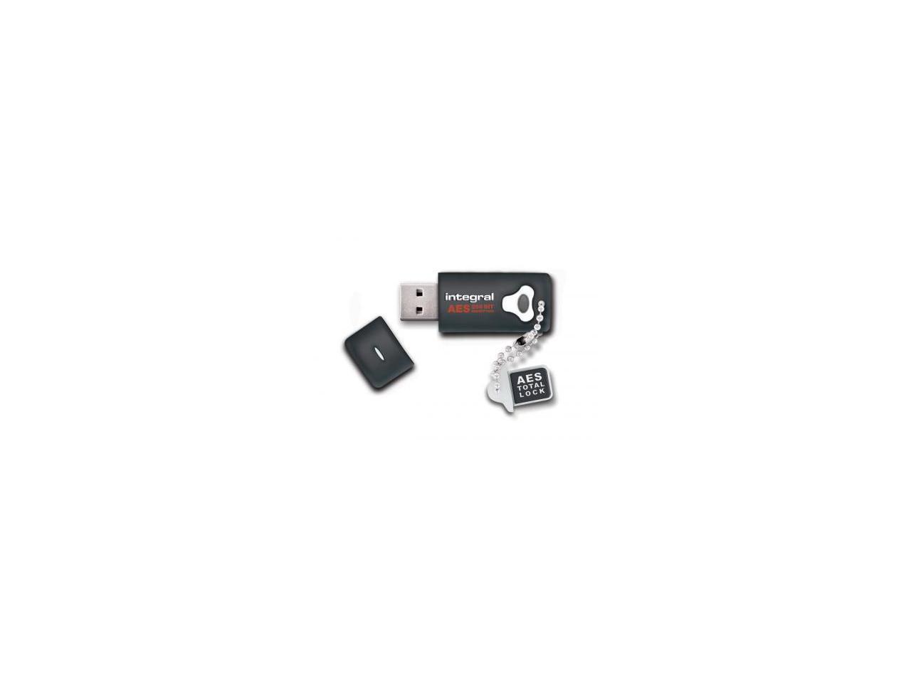16GB Integral Drive FIPS 197 Encrypted USB Flash Drive (256-bit Hardware Encryption)
