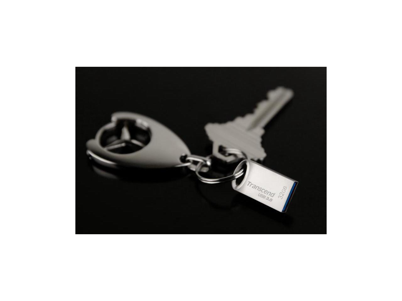 16GB Transcend JetFlash 710S Silver Metallic USB3.0 Flash Drive