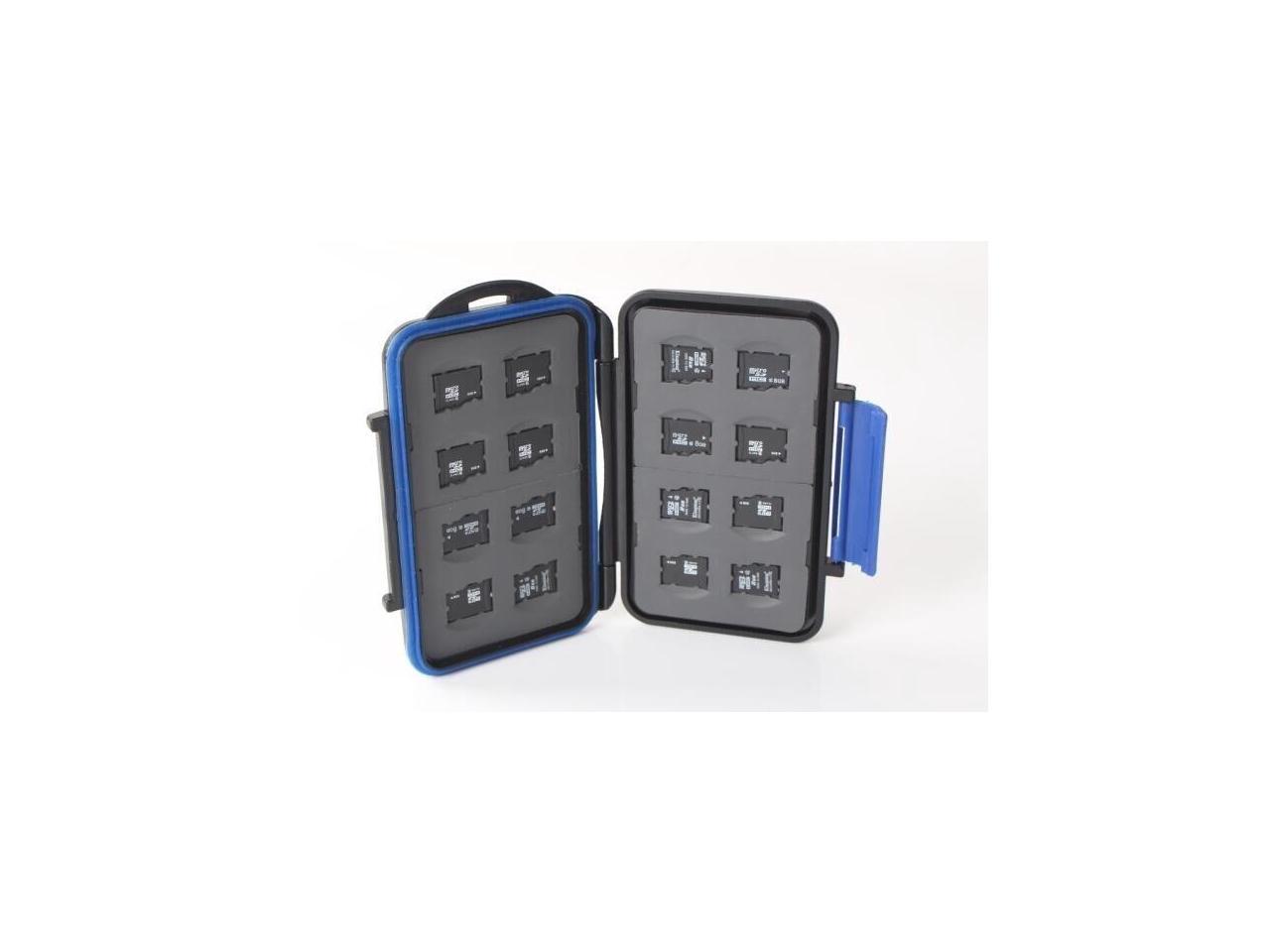 ZTC Micro Card Travel Case 16 x Micro Cards Rugged Water and shock proof. Floats if Dropped in The Water Model ZTC-CAS002