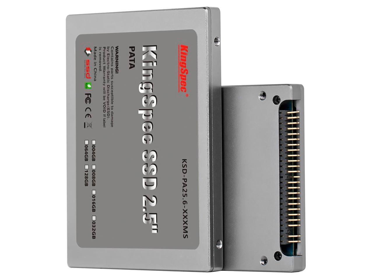 KingSpec 256GB 2.5-inch PATA/IDE SSD Solid State Disk (MLC Flash) SM2236 Controller Model KSD-PA25.6-256MS