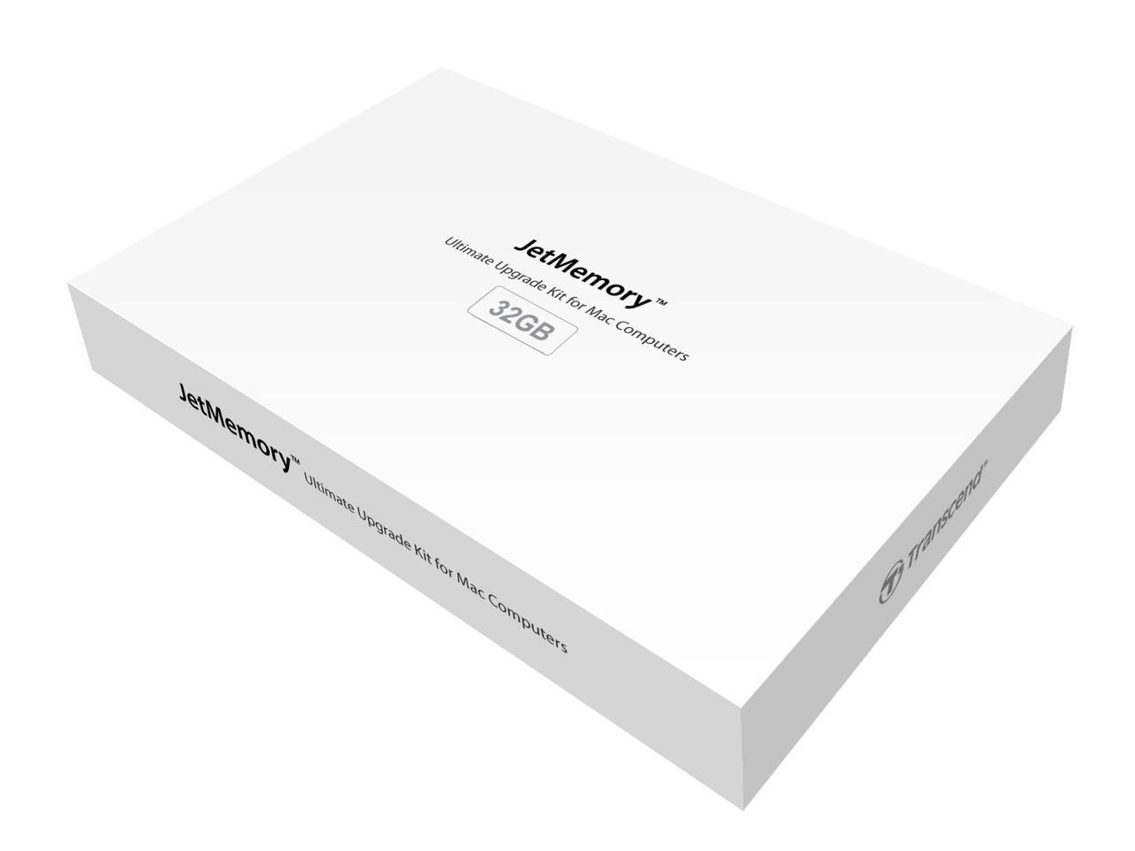 32GB Transcend Apple Mac JetMemory DDR3L 1600MHz CL11 1.35V SO-DIMM 4x8GB Quad Channel Kit