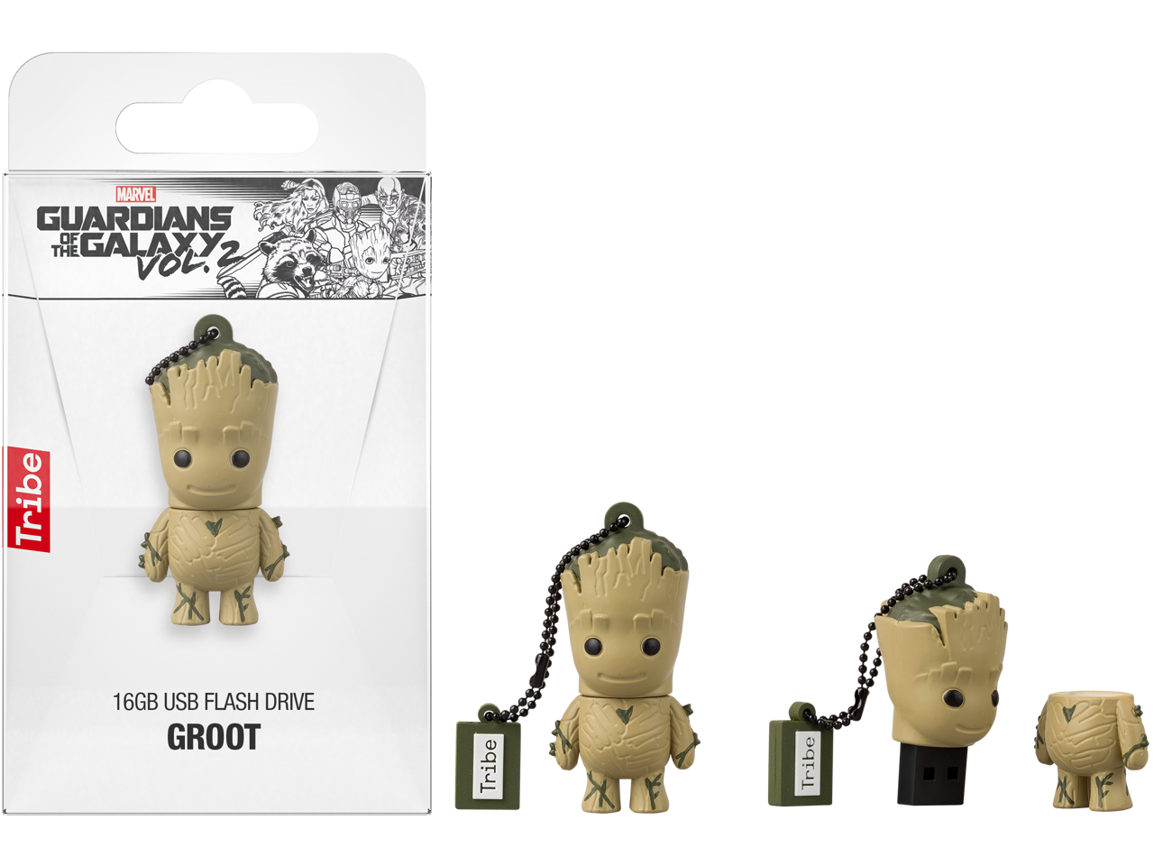 Tribe 16GB Guardians of the Galaxy Groot USB Flash Drive Memory Model FD035502