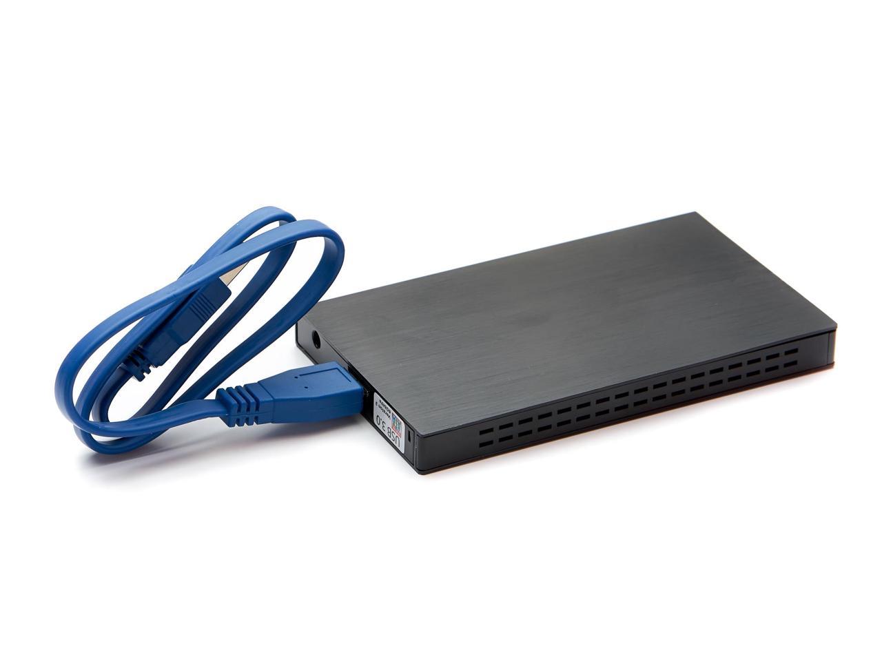 NEON SATA II SATA III 2.5" Hard Drive and SSD Black Aluminium Enclosure Model HD3-S3U3