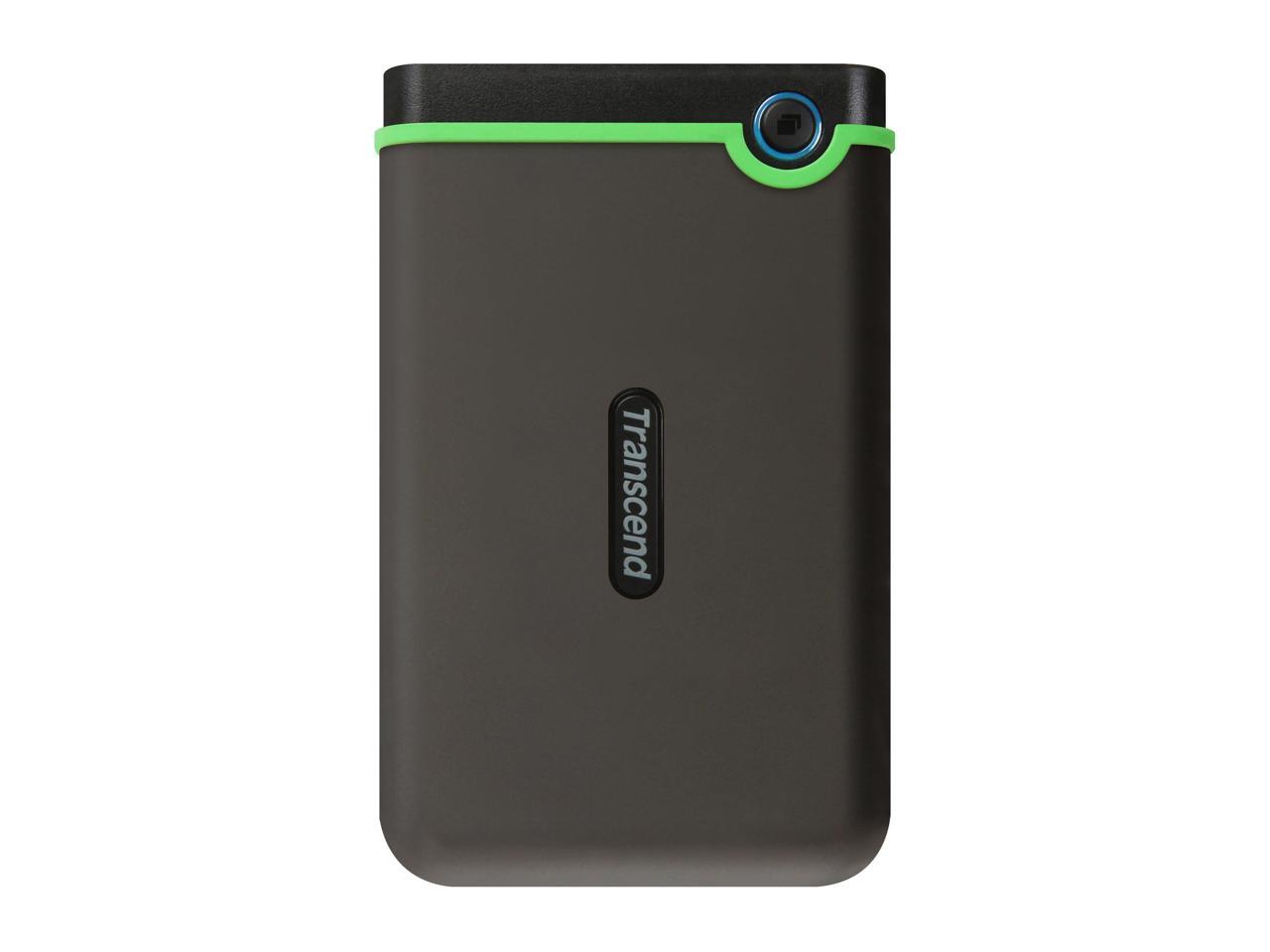1TB Transcend StoreJet 25M3 USB3.1 Slim Portable Hard Drive Shock-Resistant