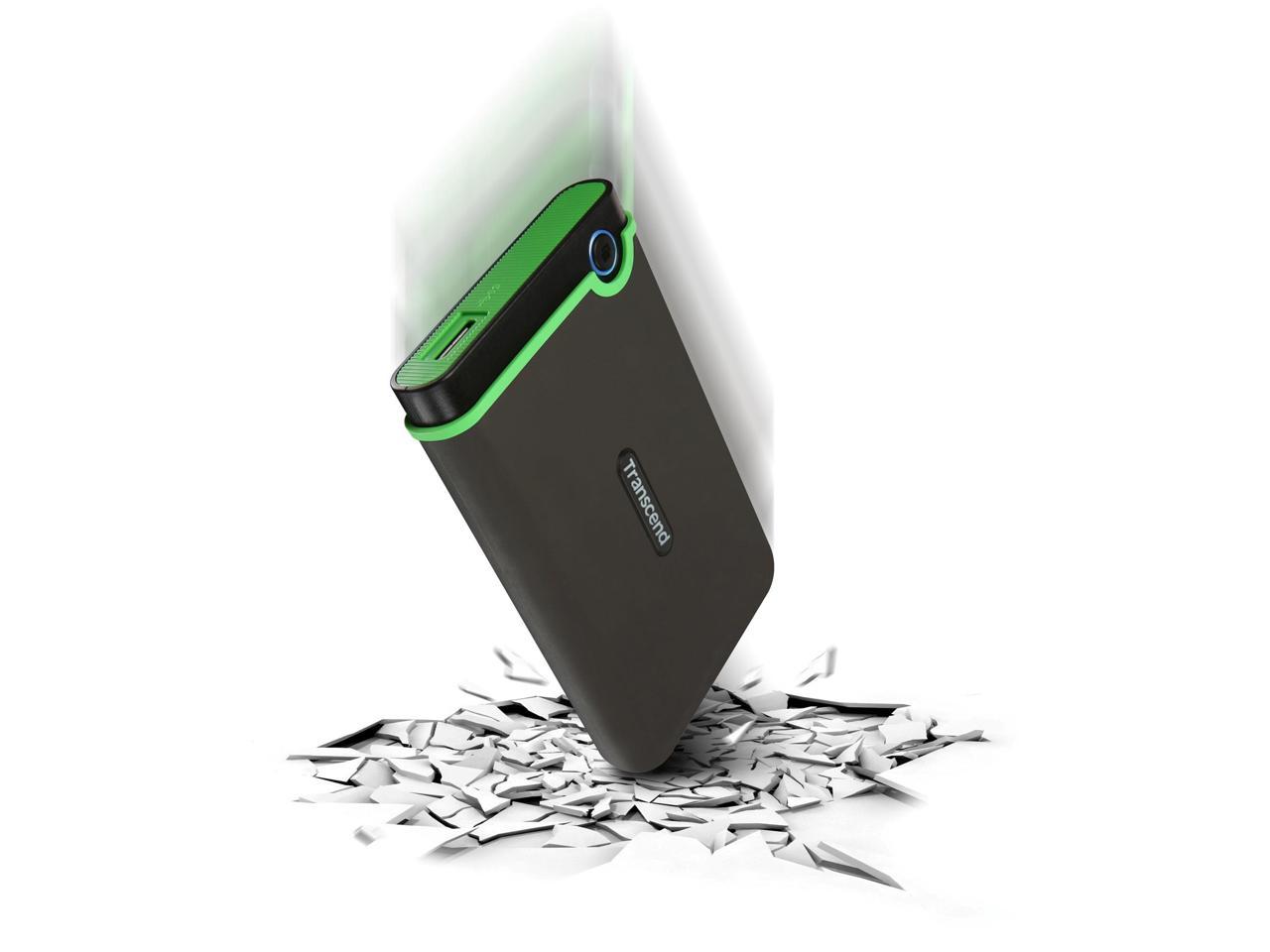 1TB Transcend StoreJet 25M3 USB3.1 Slim Portable Hard Drive Shock-Resistant