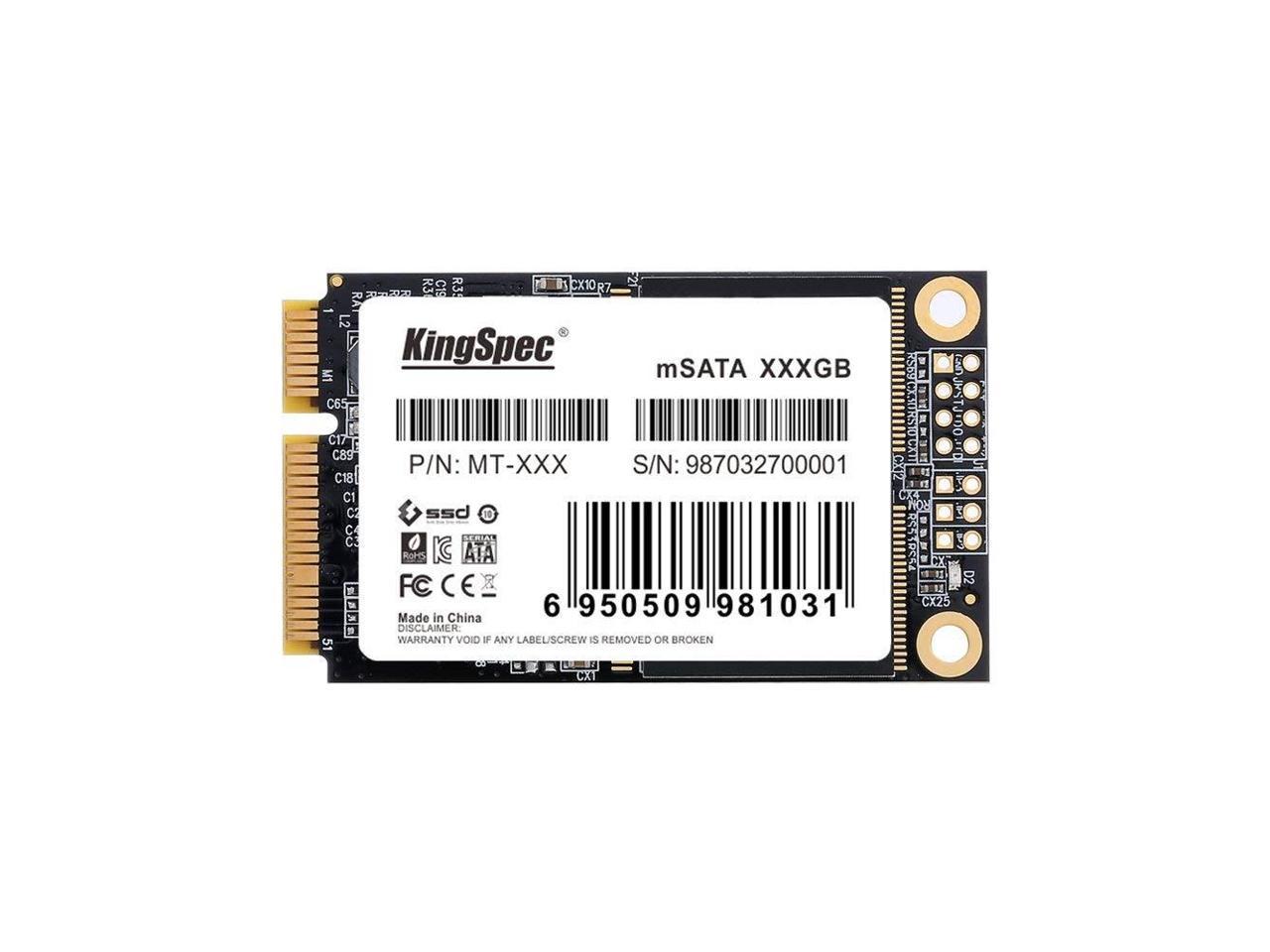 KingSpec 64GB mSATA MLC SSD (MT-64)