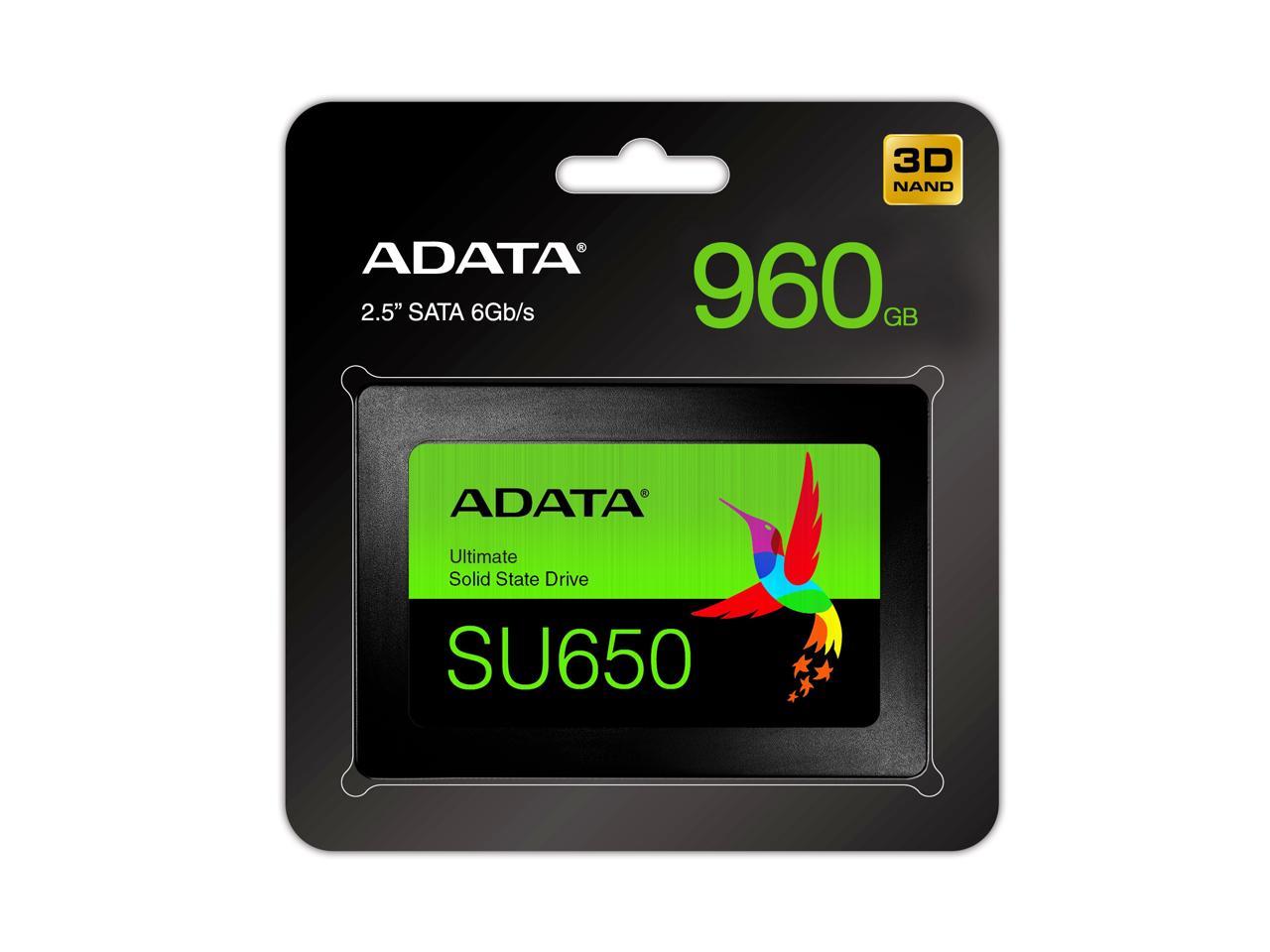 1.92TB AData SU650 2.5-inch SATA 6Gb/s SSD Solid State Disk 3D NAND
