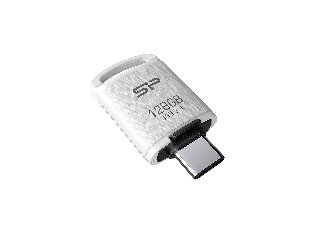 128GB Silicon Power Mobile C10 Android USB3.1 Type-C Flash Drive White