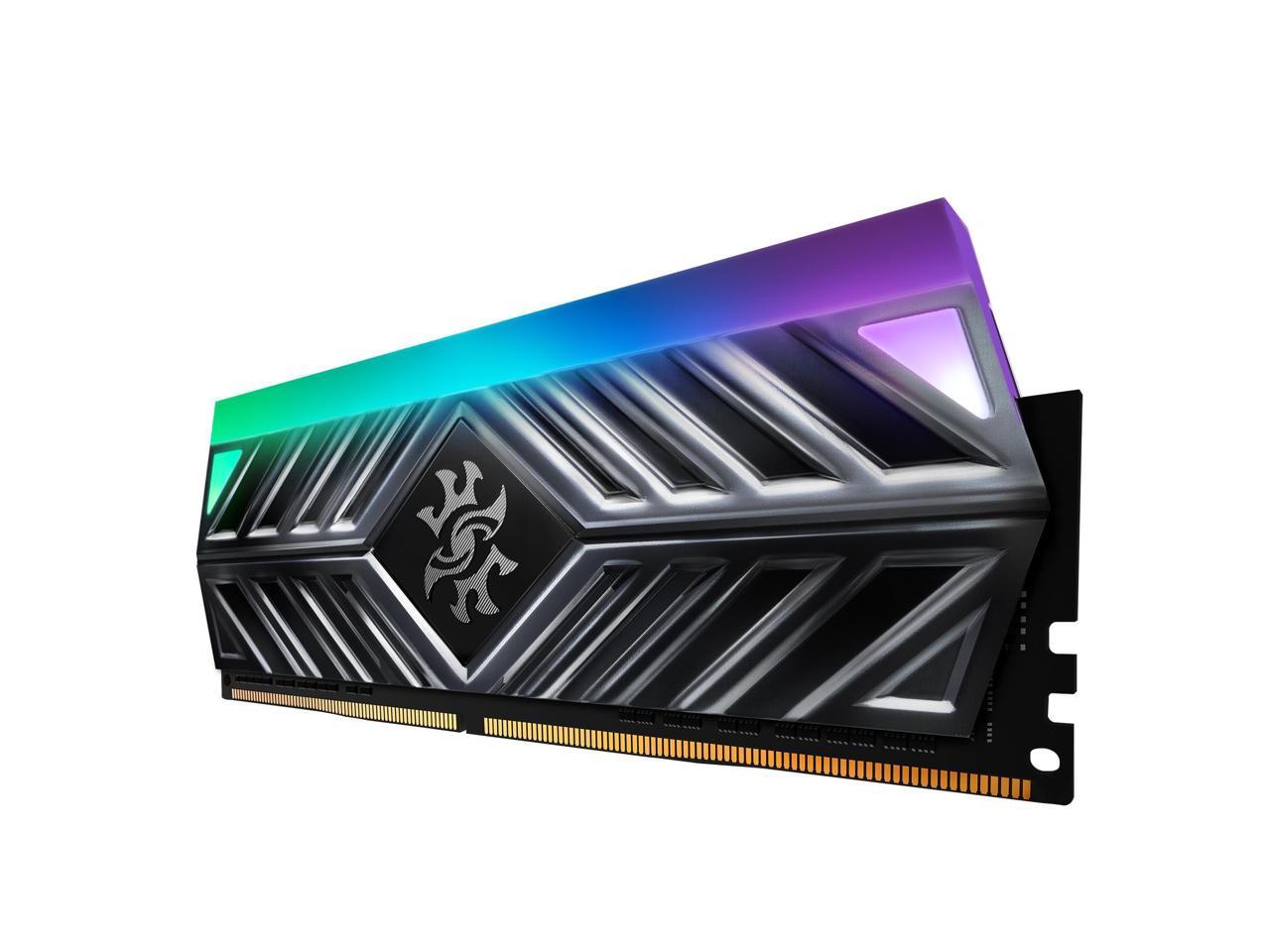 16GB AData Spectrix D41 RGB DDR4 3200MHz PC4-25600 CL16 TUF Gaming Dual Channel Kit (2x 8GB) - Black