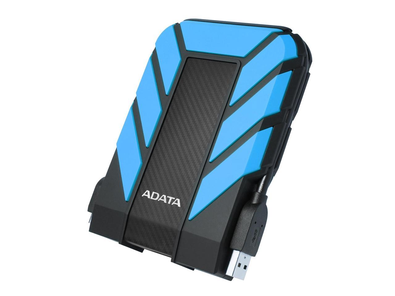ADATA Durable Series HD710: 1TB Blue External USB 3.1 Portable Hard Drive Gaming Console Compatible
