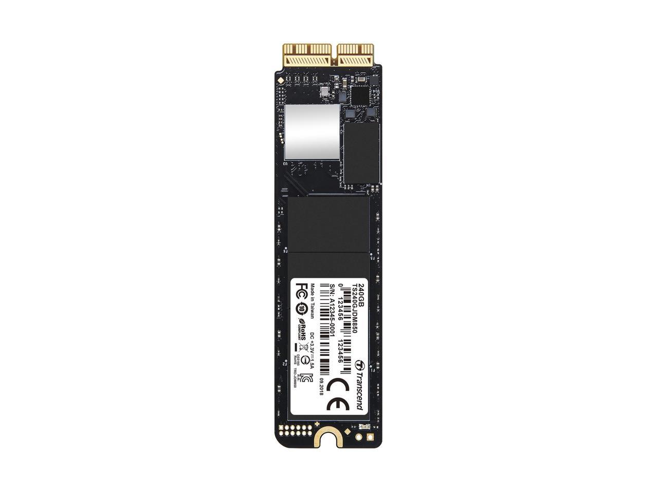 240GB JETDRIVE 850 PCIE SSD FOR MAC
