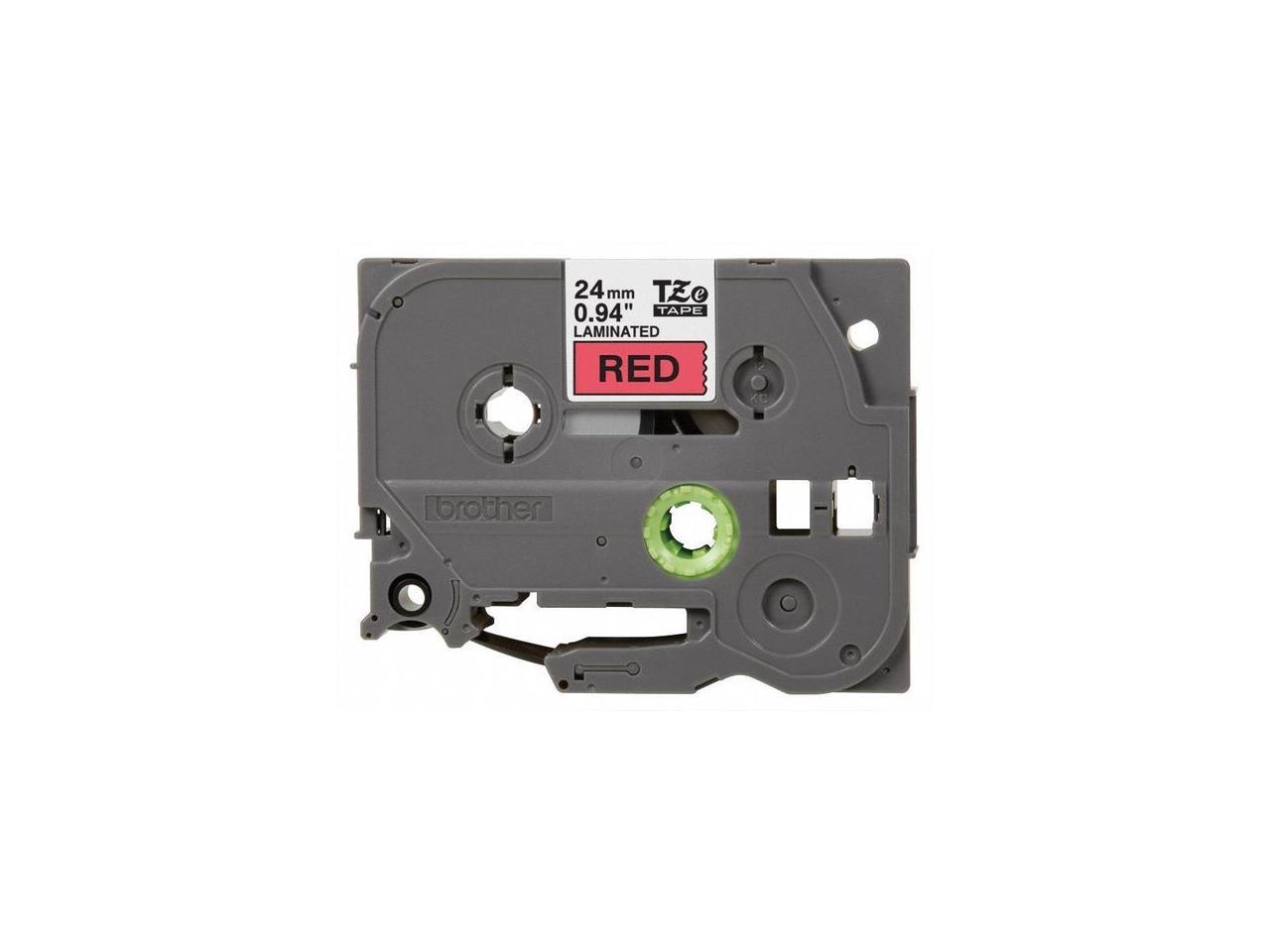 Brother TZE451 24 mm (0.94") Black on Red tape for P-Touch 8 m (26.20 ft.)