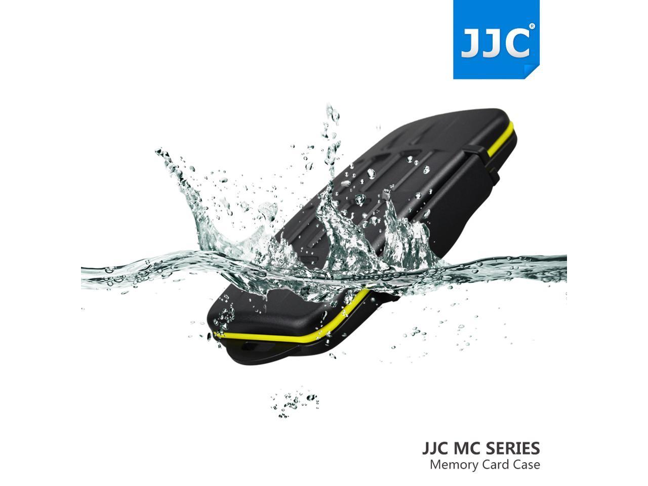 JJC Anti-shock Water-resistant SD Card Holder Camera Memory Card Case Storage Cover Protector For 8 PCS SecureDigital(SD)