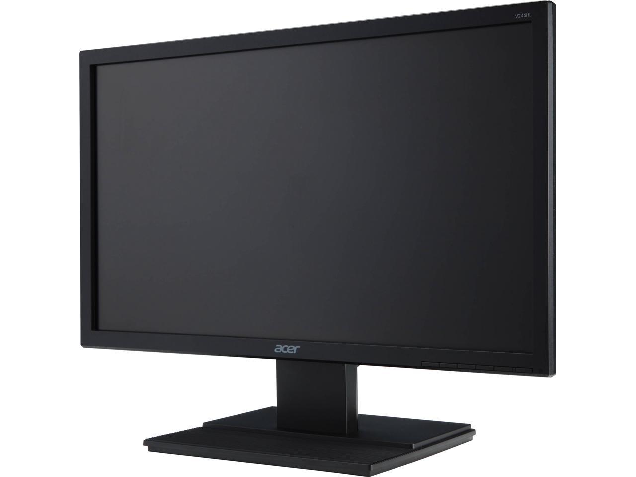 Acer 24" Widescreen LCD Monitor Display Full HD 1920 X 1080 5 ms TN Film|V246HL