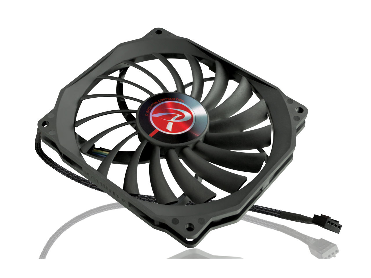 RAIJINTEK Aeolus ß-BB, 120mm x 13mm, 4pin PWM function, PC Case Fan, Cooling System Fan