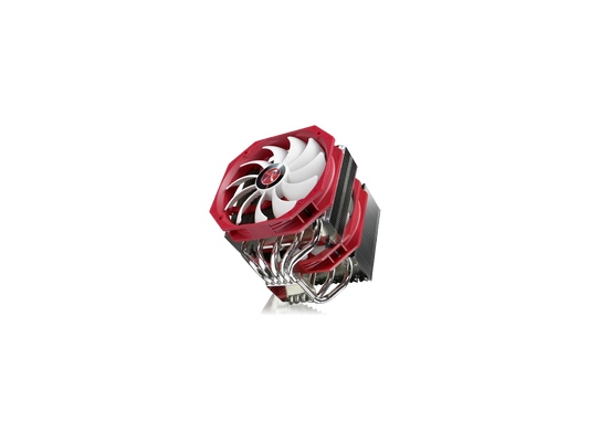 RAIJINTEK TISIS, Dual-Tower CPU Cooler, 5pcs 8mm Heat-Pipe, 2*14025mm PWM Fans, Option to Install 3 fans, Fully Nickel Plating, Copper Base, Multiple Mouting Kit for Intel & AMD, User friendly design