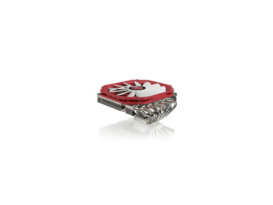 RAIJINTEK PALLAS, High-End Low Profile CPU Cooler, 6pcs 6mm Heat-Pipe, Slim 14013 PWM Fan, Fully Nickel Plating, Copper Base, Total 68mm Heigth Including Fan, Supports Intel & AMD Modern CPU Sockets