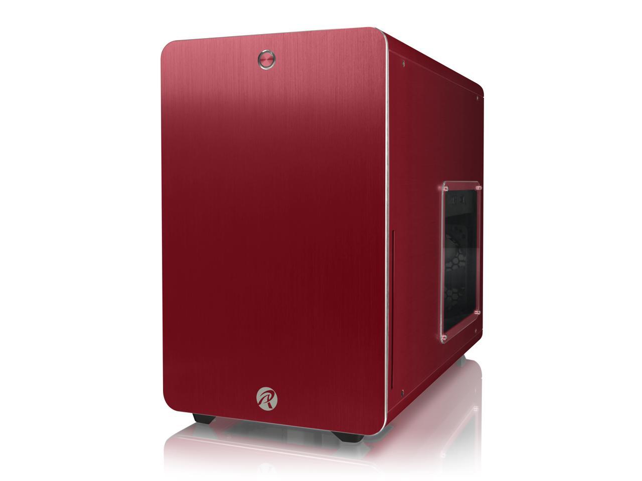 RAIJINTEK STYX RED, Alu Micro-ATX Case, Compatible With Regular ATX Power Supply, Max. 280mm VGA Card, 180mm CPU Cooler, Max. 240mm Radiator Cooling On Top,with A Drive Bay For Slim DVD On Side