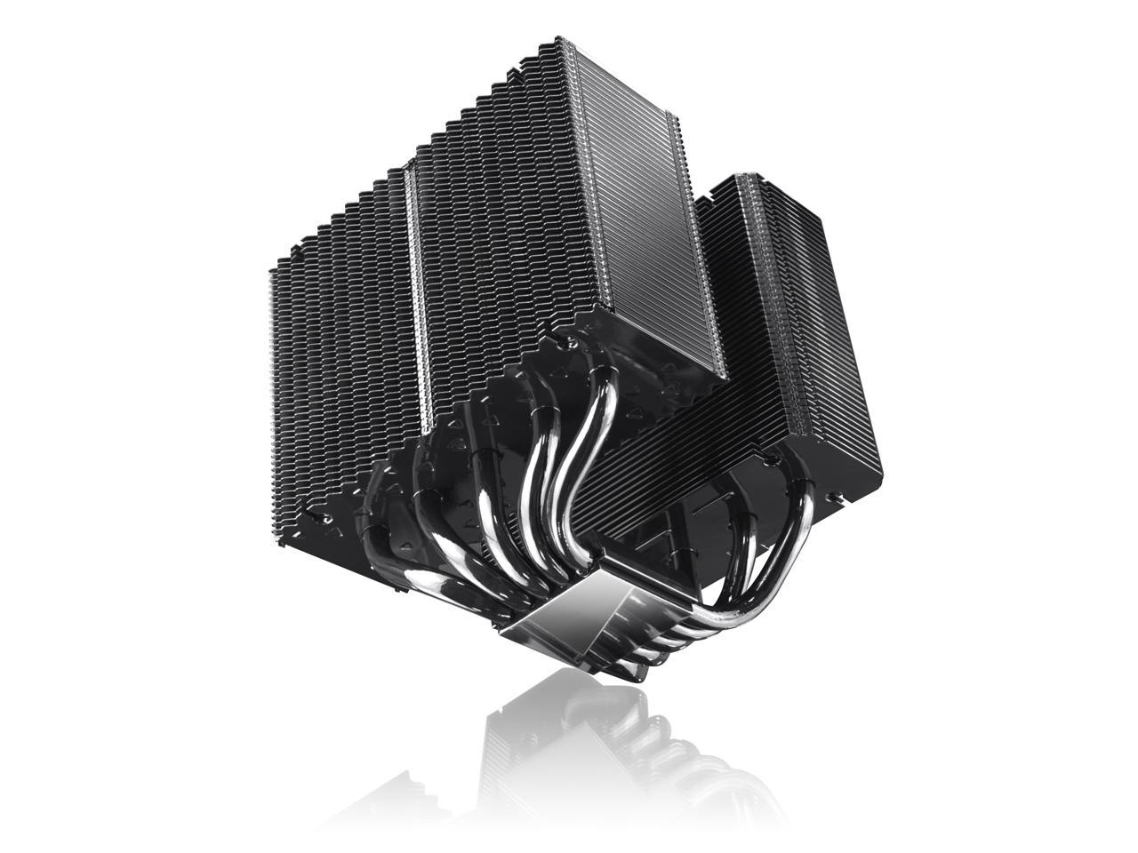 RAIJINTEK TISIS CORE EDITION, Dual-Tower CPU Cooler, 5pcs 8mm Heat-Pipe, Option to Install 3pcs 14025mm Fans, Fully Nickel Plating, Copper Base, Multiple Mouting Kits for Intel & AMD