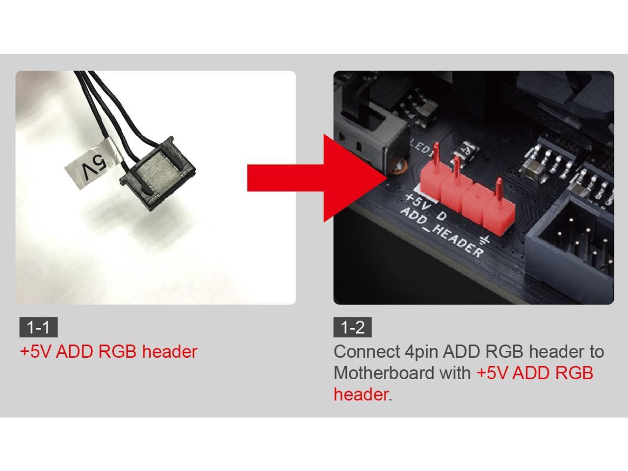 IRIS 14 RBW ADD-1, Addressable RGB 1pack, 14025 Addressable RGB PWM fan, compatible with ASUS/MSI 5V ADD header