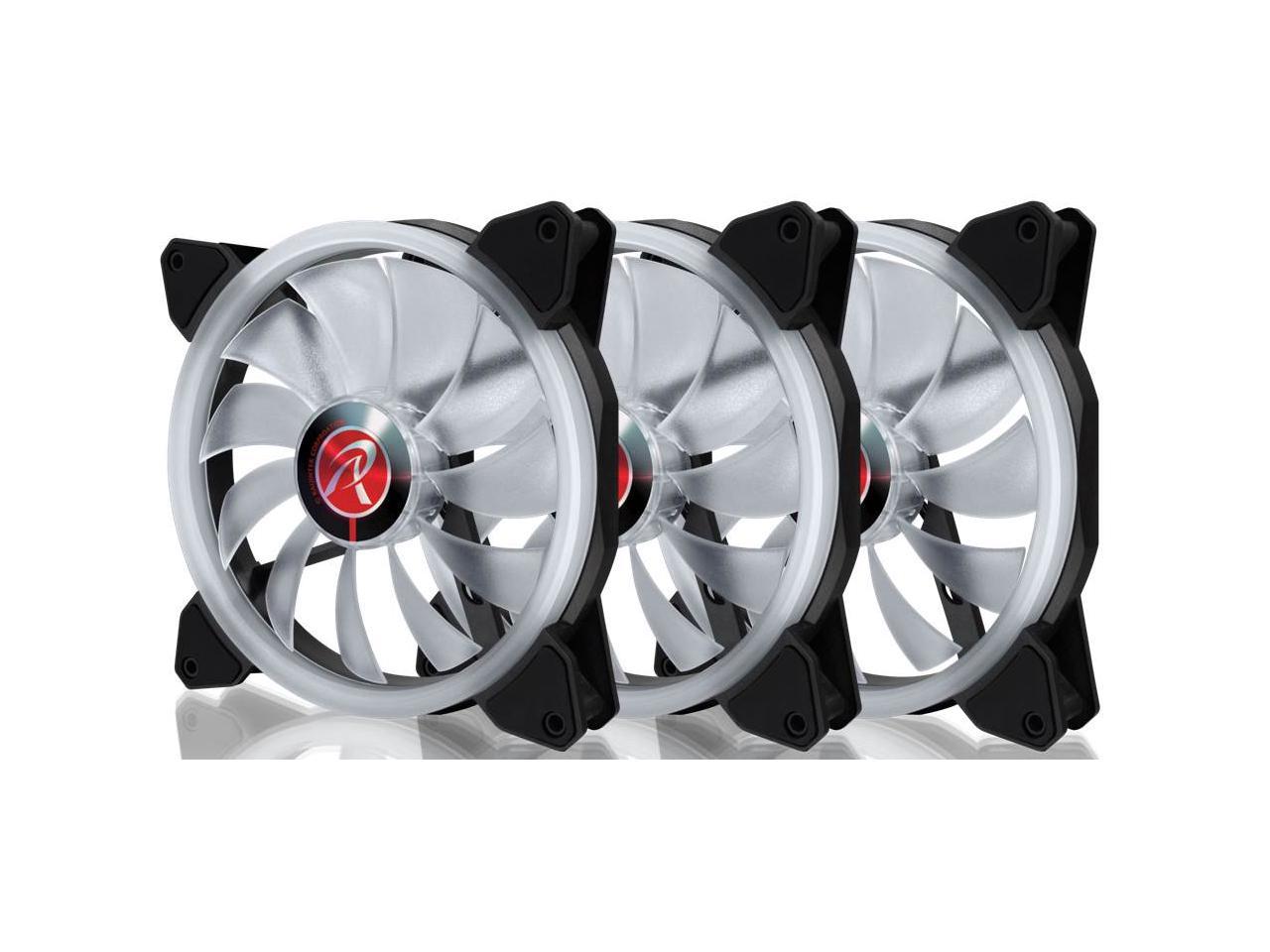IRIS 14 RBW ADD-3, Addressable RGB - 3pack, 14025 PWM fan, with 8port control hub, Remote controller & Connecting M/B cable, compatible with ASUS/MSI 5V ADD header