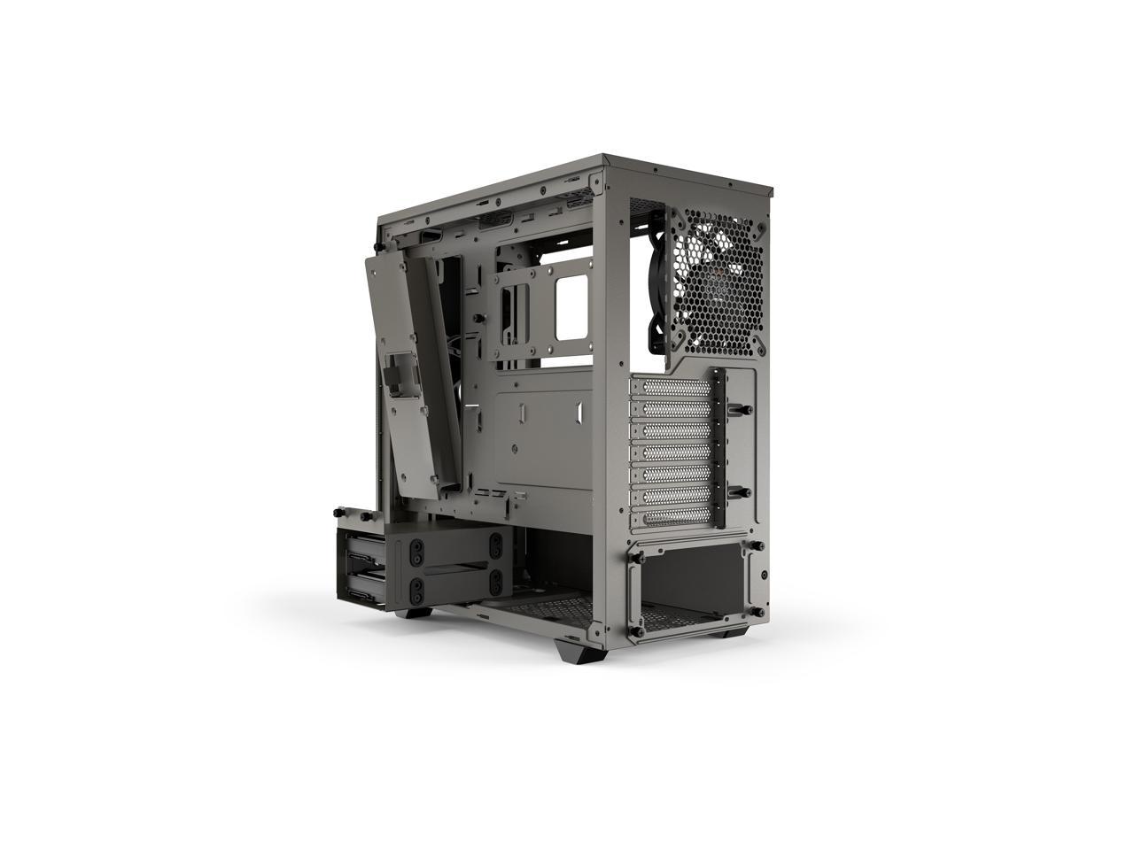 be quiet! Pure Base 500 Window Metallic Gray, ATX, Midi Tower, tempered glass window