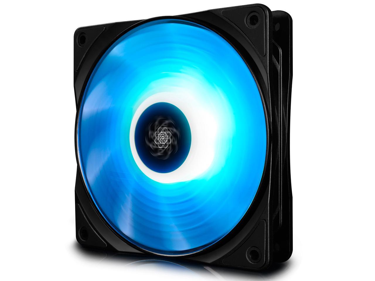 DEEPCOOL RF120M Ultra Quiet intelligent PWM Fan 6 high brightness RGB LED Lights Motherboard Sync