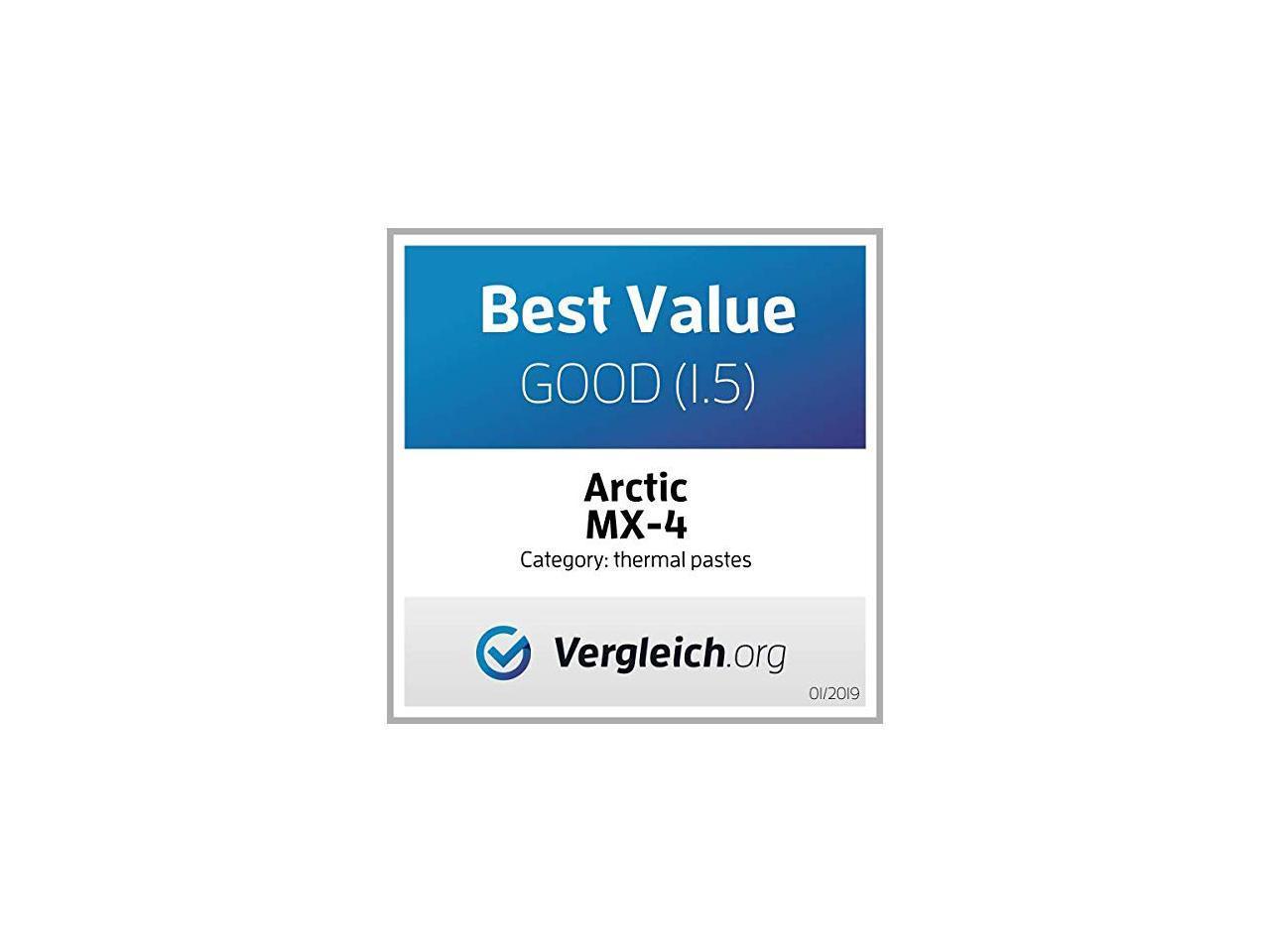 ARCTIC MX-4 2019 Edition - Thermal Compound Paste - Carbon Based High Performance - Heatsink Paste - Thermal Compound CPU for All Coolers, Thermal Interface Material - High Durability - 2 Grams