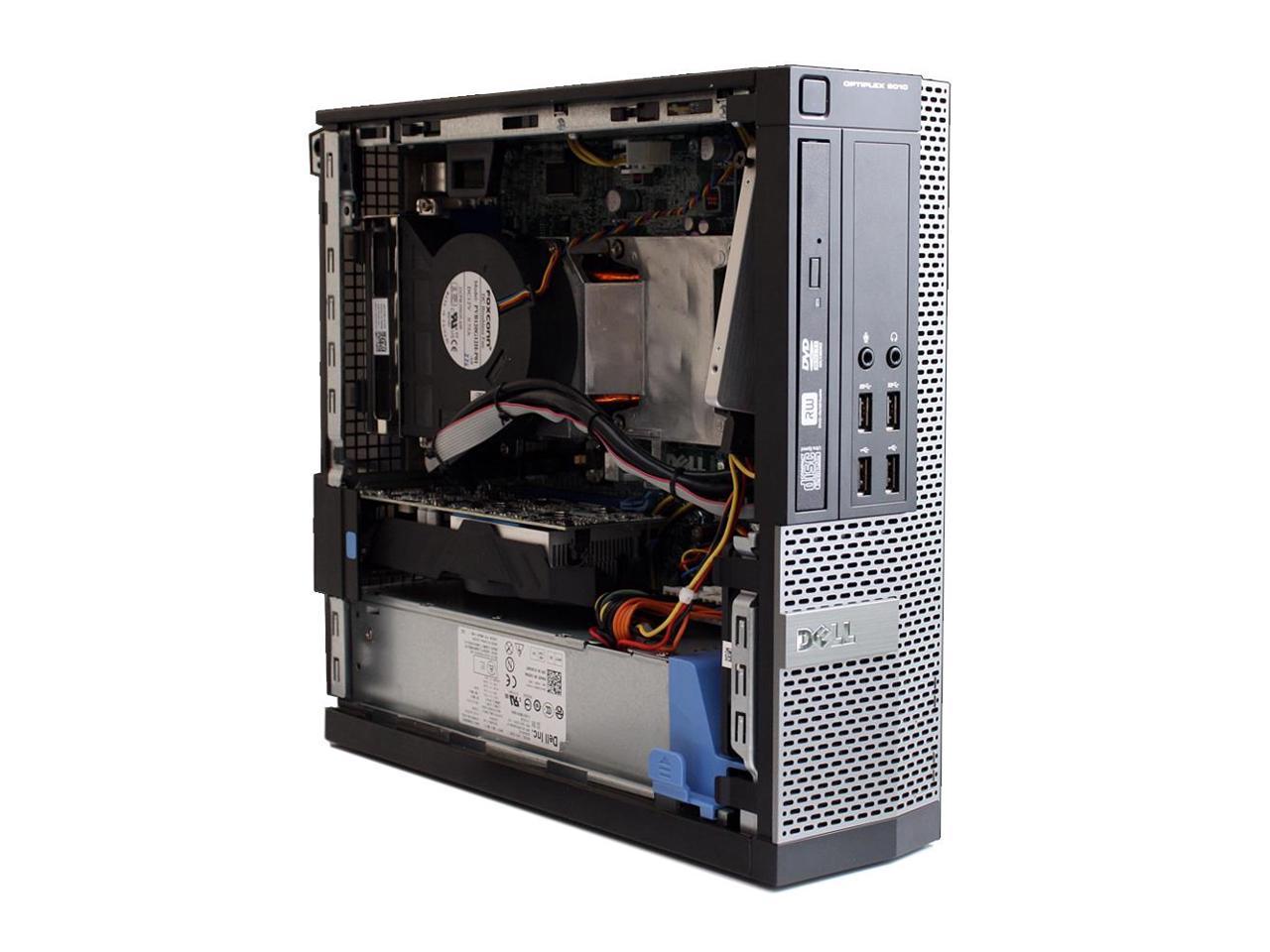 Dell OptiPlex 7010, Small Form Factor, Intel Core i7-3770 up to 3.90 GHz, 8GB DDR3, NEW 128GB SSD, DVD-RW, Microsoft Windows 10 Pro 64-bit